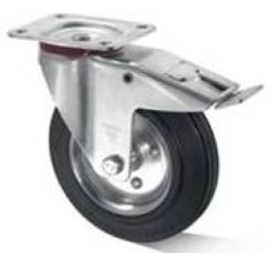 Grozāmais ritenis ar bremzi Diametrs 100mm Platums 30mm